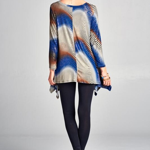 Soft and Stretchy Boho Tunic Top - Picture 3 of 3